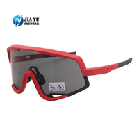 New Designer Red Safety Glasses Rubber Nose Pad  Anti Scratch Sport Cycling Safety Sunglasses